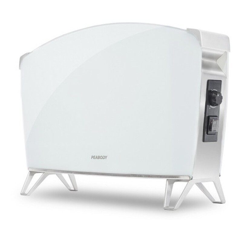 Vitroconvector de doble vidrio Peabody 1500W Blanco
