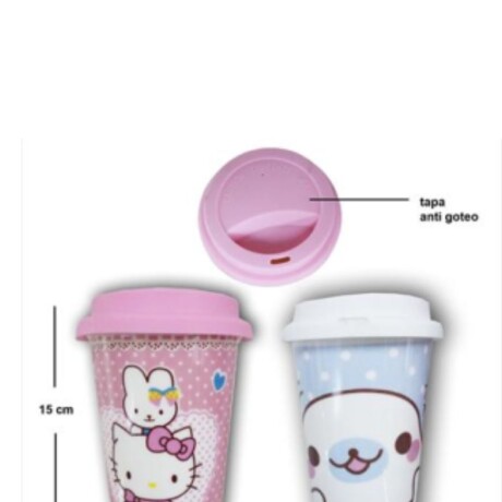 VASO INFANTIL SWEET LOVE C/TAPA PLASTICO VASO INFANTIL SWEET LOVE C/TAPA PLASTICO