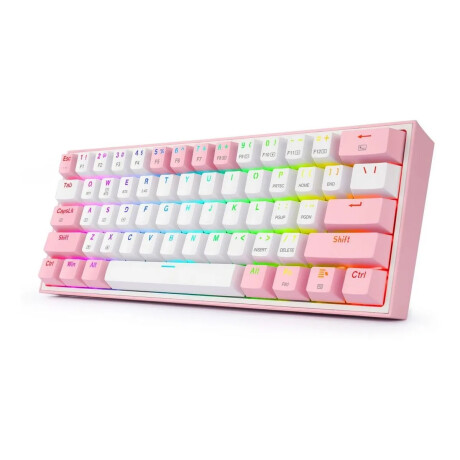 Teclado Gamer Inalambrico Redragon Fizz Pro K616 60 Pink Teclado Gamer Inalambrico Redragon Fizz Pro K616 60 Pink