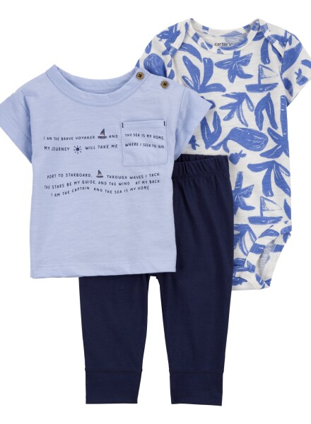 SET 3PC PANT REM Y BODY ALG NIÑO-BB CARTERS COMBINACION 1