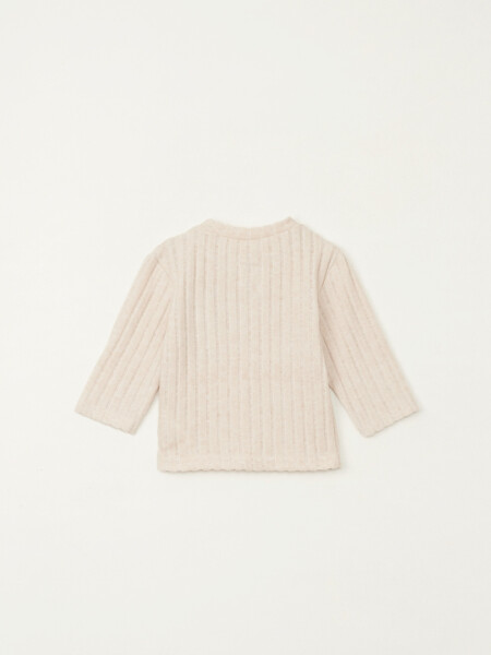Remera rib nudo Crudo