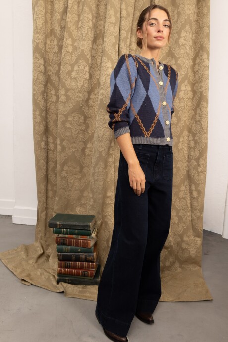 Cardigan Margot Azul