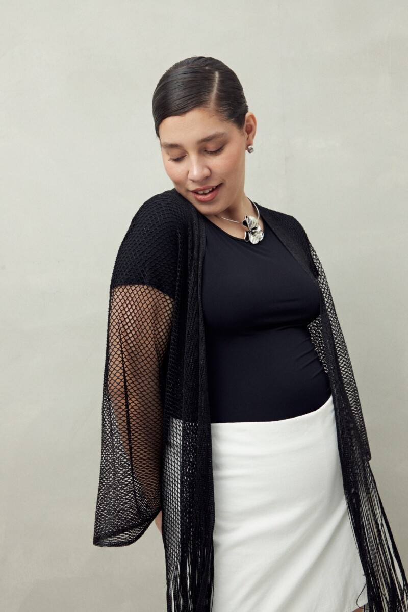 PONCHO SAVIA Negro