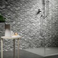 PORCELANATO CHEVRON BLACK "A" 44.2X44.2 CM Porcelanato Chevron Black "a" 44.2x44.2 Cm