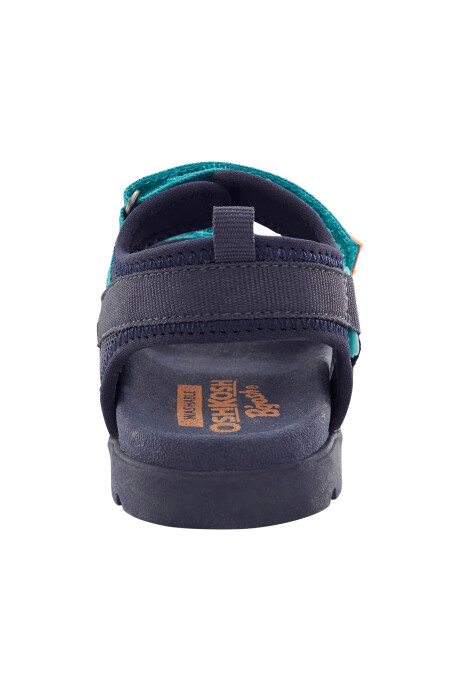 Sandalias casuales, azules Sin color