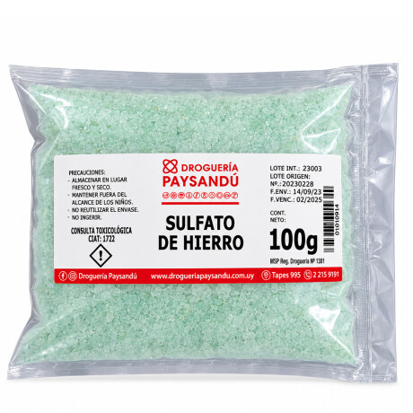 Sulfato de Hierro 100 g