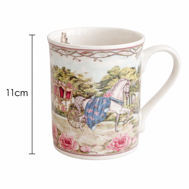 Mug de Cerámica Set x2 y Cuchara Diseño Vintage Mug de Cerámica Set x2 y Cuchara Diseño Vintage