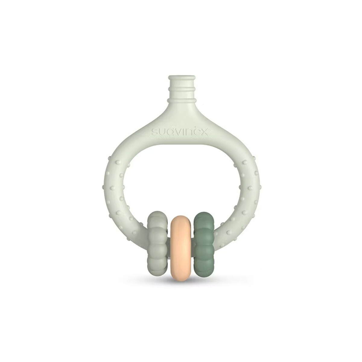 Pre-Cepillo Masajeador Encías Bebé +0m Silicona Ligero Suave - Verde 