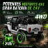 Jeep Eléctrico Infantil 4x4 Con Música Y Espacio De Carga Bjxmx637 CAMIONETA ELECTRICA JEEP BJXMX637