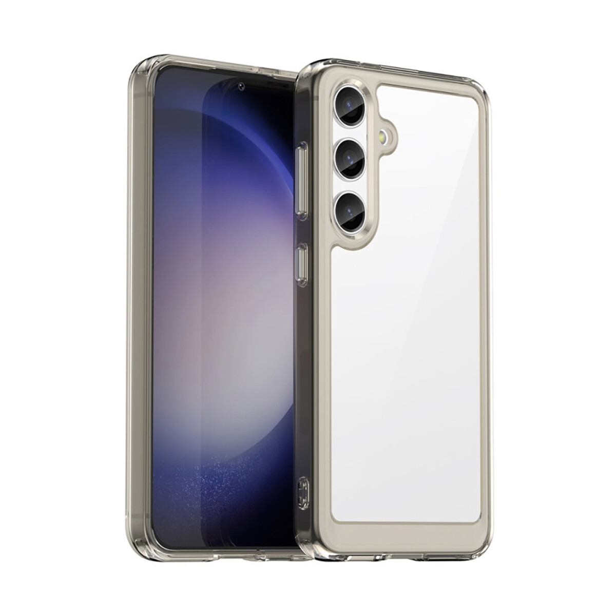 Case Transparente con Borde de Color Samsung S24 Plus - Grey 