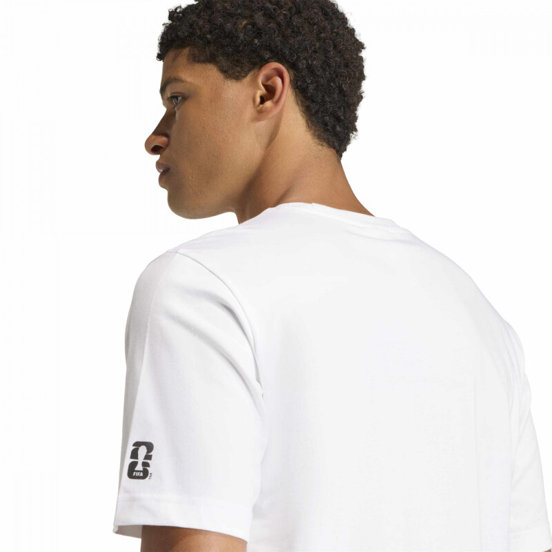 Remera Adidas M FTB WC BALL T Hombre KB2535 Blanco