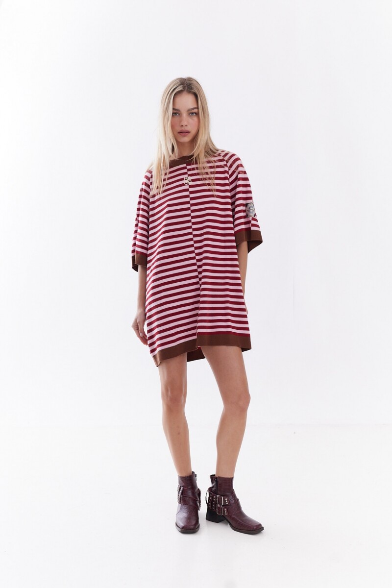 Vestido Kaia Bordó