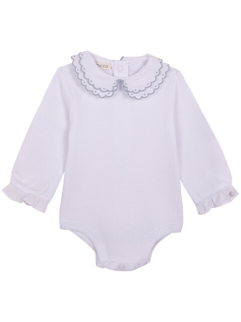 Body Manga Larga Blanco Optico