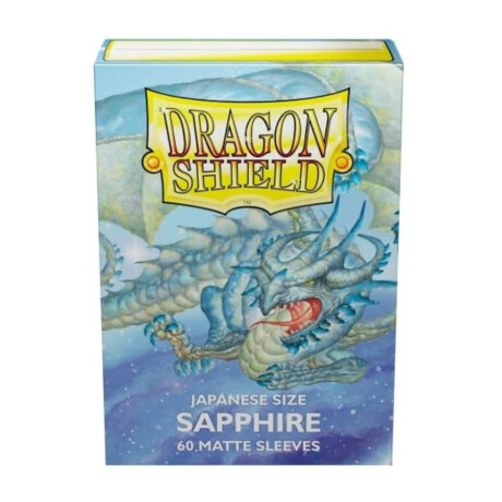 Dragon Shield: 60 Japanese Size Sleeves Dual Art - Sapphire Dragon Shield: 60 Japanese Size Sleeves Dual Art - Sapphire