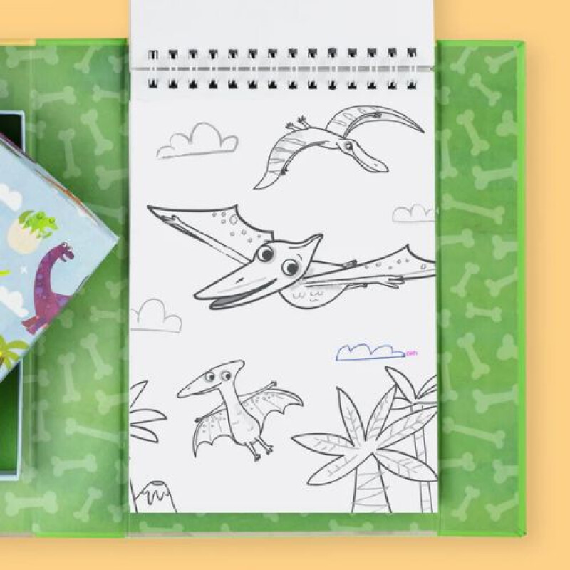 Set para Pintar- Dinosaurios Set Para Pintar- Dinosaurios