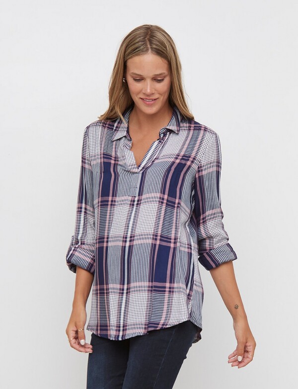 Blusa Cuadrille MULTI/AZUL