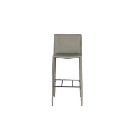TABURETE GLAM 43x43x102CM PVC/METAL MARRON TABURETE GLAM 43x43x102CM PVC/METAL MARRON