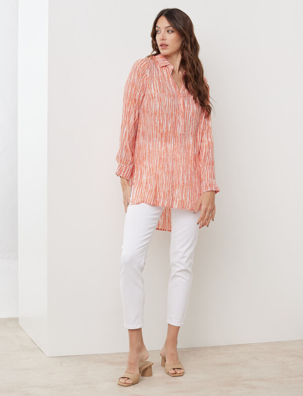 Blusa Summer ANARANJADO/MULTI