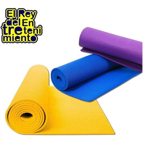 Colchoneta Yogamat Pilates Gimnasia Abdominales 3mm Violeta