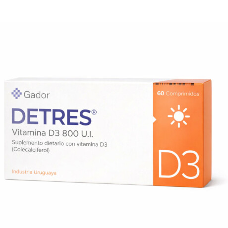 Detres 800UI 60 Comprimidos Detres 800UI 60 Comprimidos