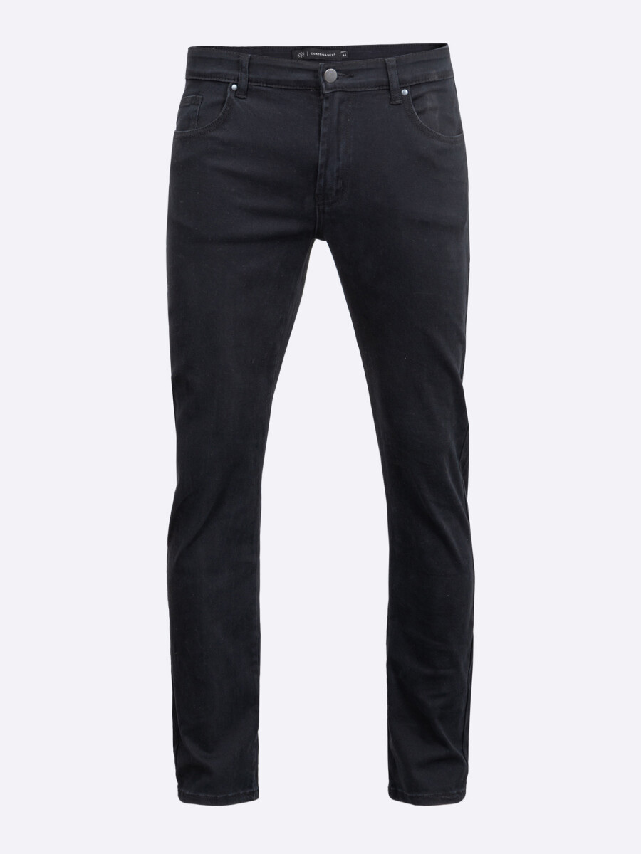 Pantalon color - negro 
