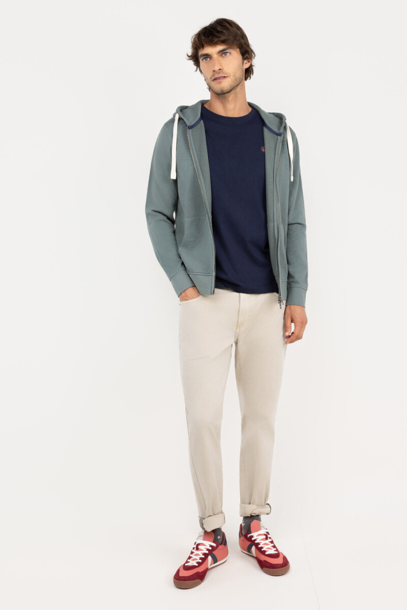 Sudadera Zipper Verde