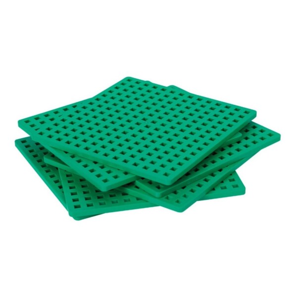 Plus Plus Base Piso Para Bloques Pack X2 Agua Pasto Color Variante Verde