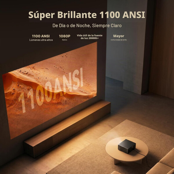 Proyector Wanbo X5 Pro Full Hd 1100 Ansi Google Tv PROYECTOR WANBO X5 PRO