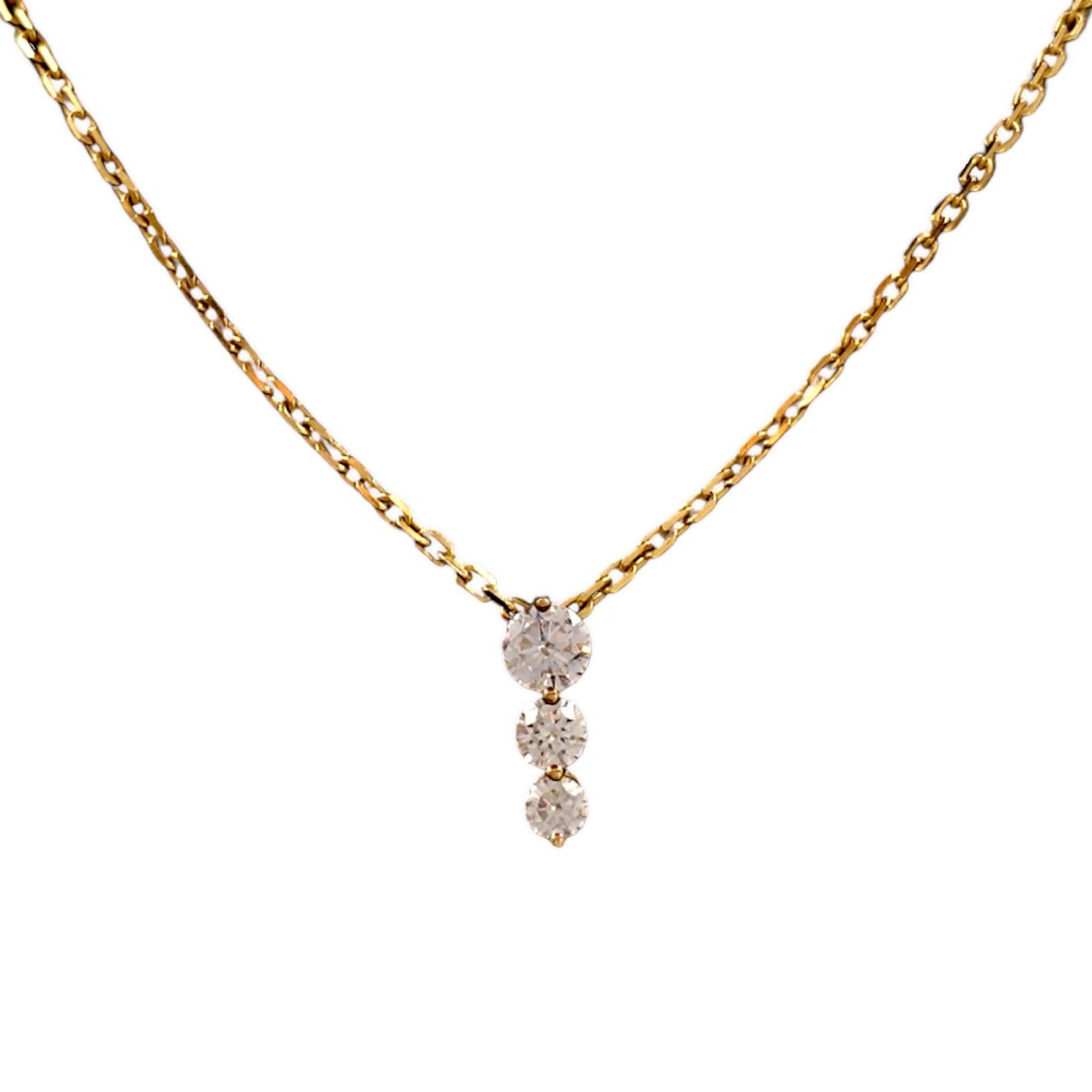 Dije Trilogy-Oro bajo-Piedra Zirconia-CP8524 - conpiedra 