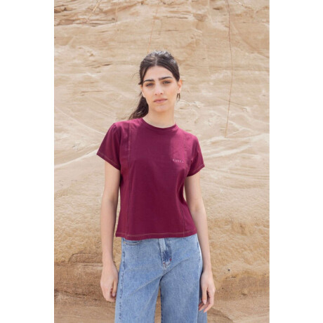 Tshirt Short Sea Bordeaux