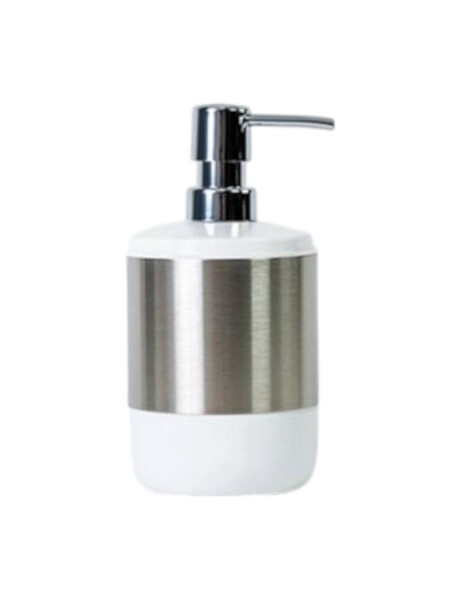 DISPENSADOR DE JABON LIMA 450ML ACERO INOX BLANCO DISPENSADOR DE JABON LIMA 450ML ACERO INOX BLANCO