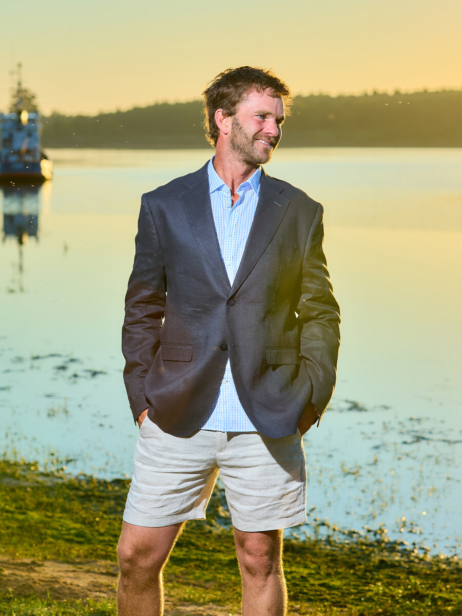 Saco de Lino Praga - Azul 