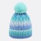 Gorro De Lana PomPom Celeste