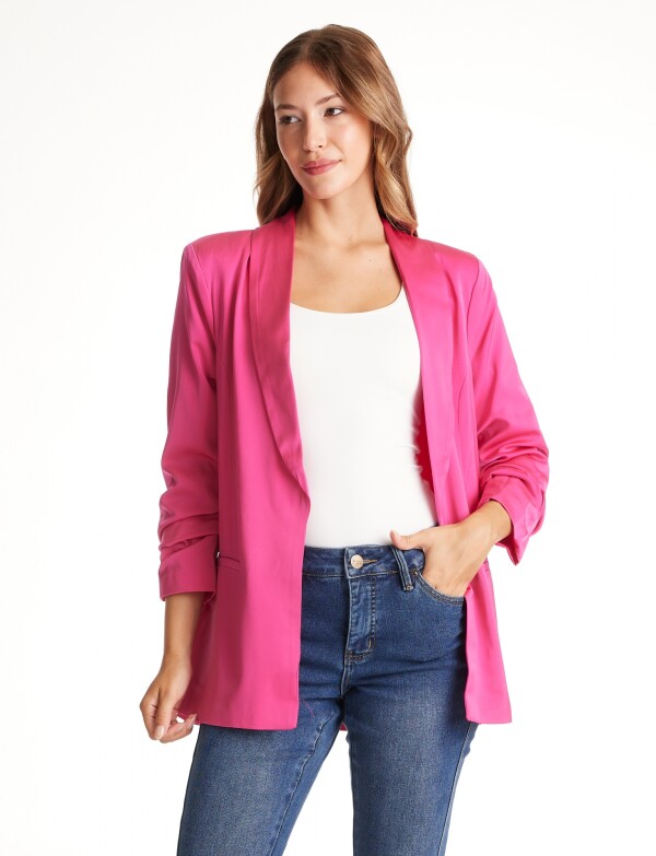 Blazer Saten FUCSIA