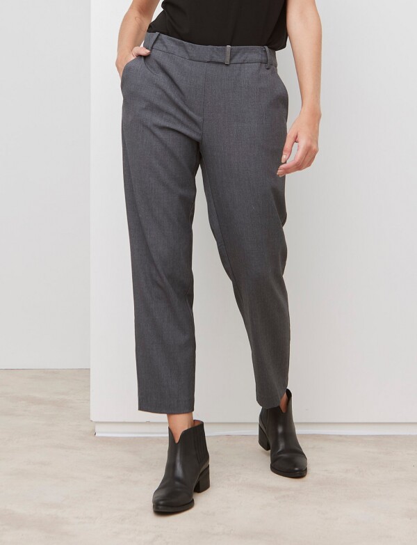 Pantalon Pull On Hebilla GRIS