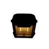 FAROL DE PARED CON DOBLE LED Y CARGA SOLAR NEGRO FAROL DE PARED CON DOBLE LED Y CARGA SOLAR NEGRO