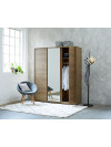 Armario VEDDE 167x197 c/espejo roble salv Armario VEDDE 167x197 c/espejo roble salv