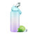 Botella De Agua Deportiva 2 L Diseño Motivacional Medidas Variante Color Celeste
