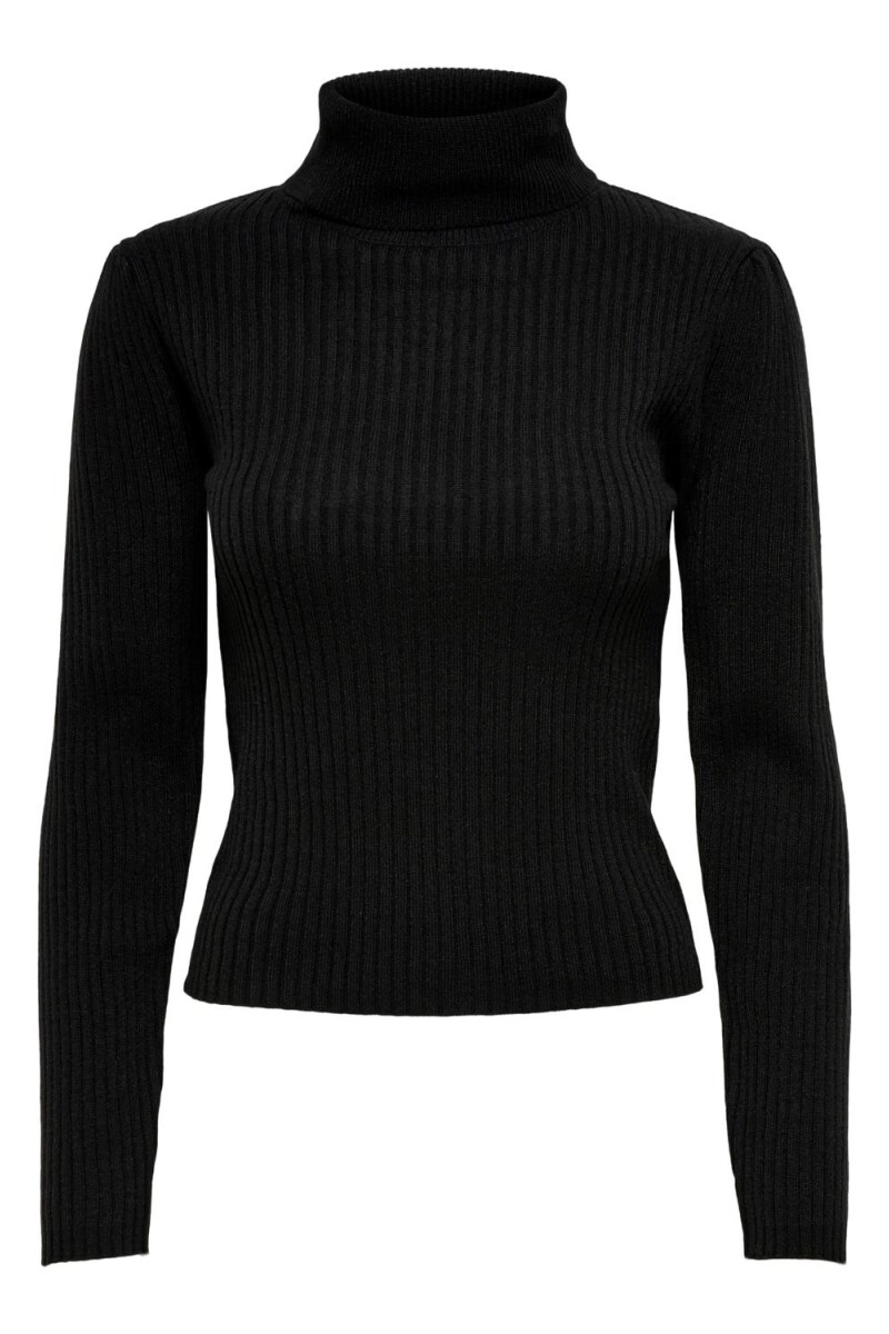 Sweater Lina Cuello Subido Black
