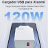 Cargador Xiaomi 120w + Cable Usb-c Hypercarga CARGADOR XIAOMI 120W