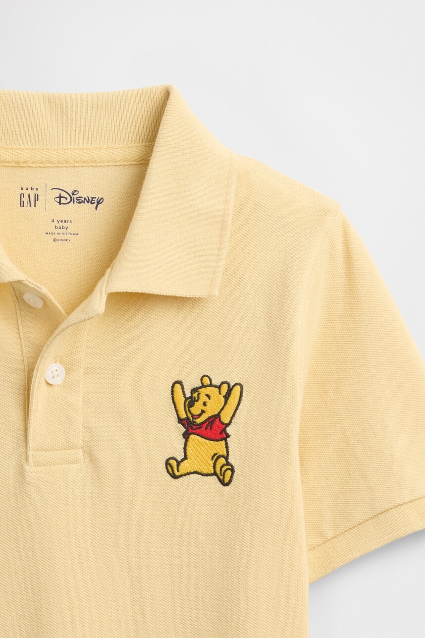 Remera Polo Pique Disney Toddler Niño New Chamois