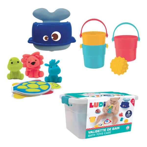 Set Caja Juguetes Sensoriales Baño Infantil Bebe Ludi Set Caja Juguetes Sensoriales Baño Infantil Bebe Ludi