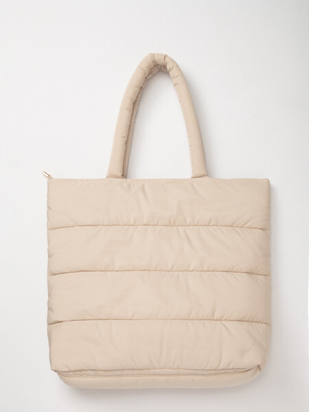 Bolso acolchado Beige