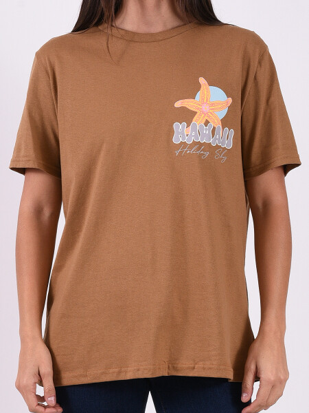 REMERA HAWAII MARRON