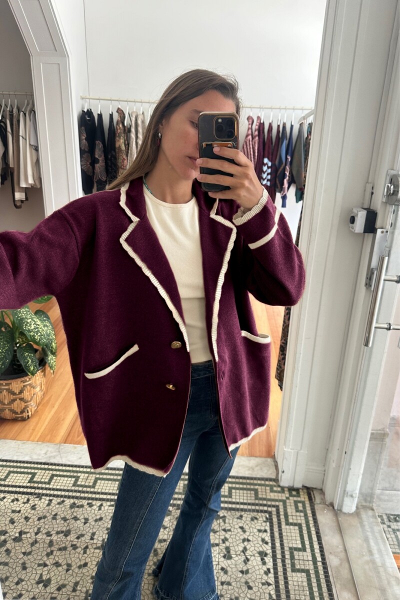 Blazer Colette - Bordó 