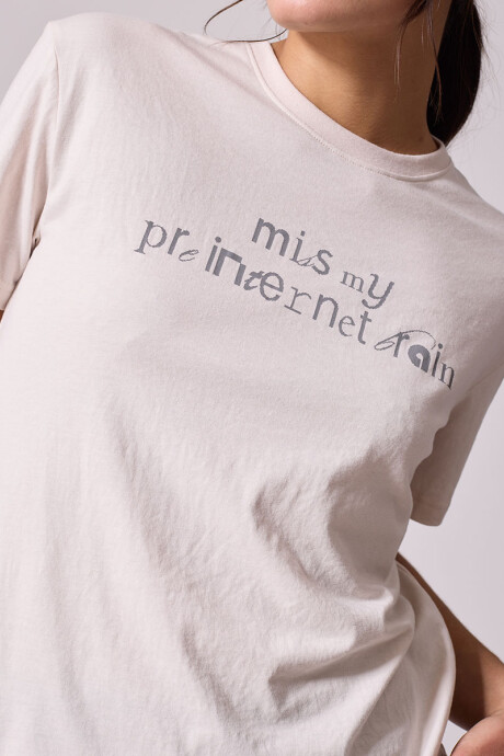 T-SHIRT JOEY DIXIE Beige