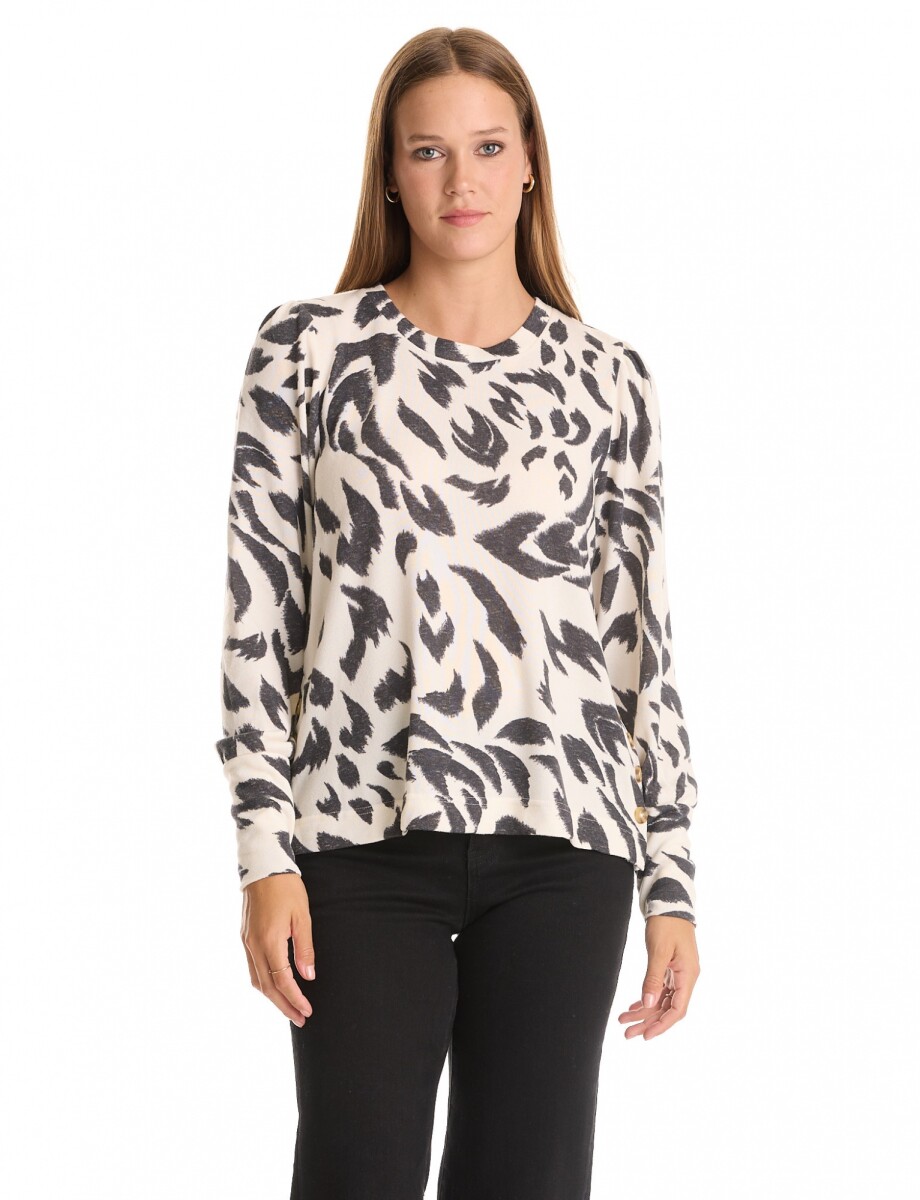 Buzo Soft - Crudo/multi 