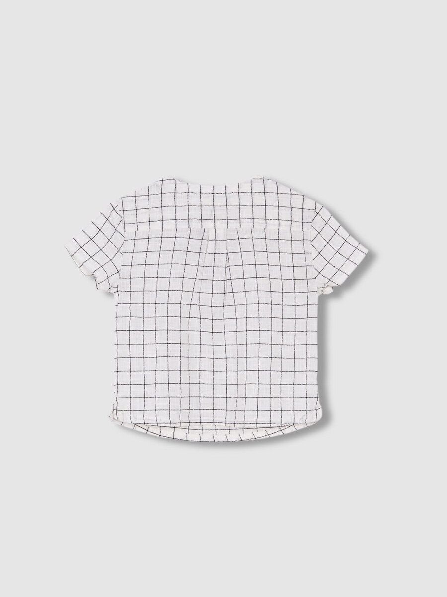 Camisa Cuadro Rusticos Blanco