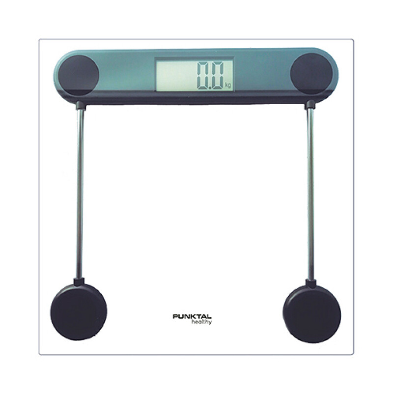 BALANZA DE BAÑO PUNKTAL PK-43BAL Vidrio -( 6 a 180) Kg. Sin color
