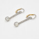 Caravanas Antiguas En Oro 18K, Brillantes Y Diamantes Caravanas Antiguas En Oro 18K, Brillantes Y Diamantes